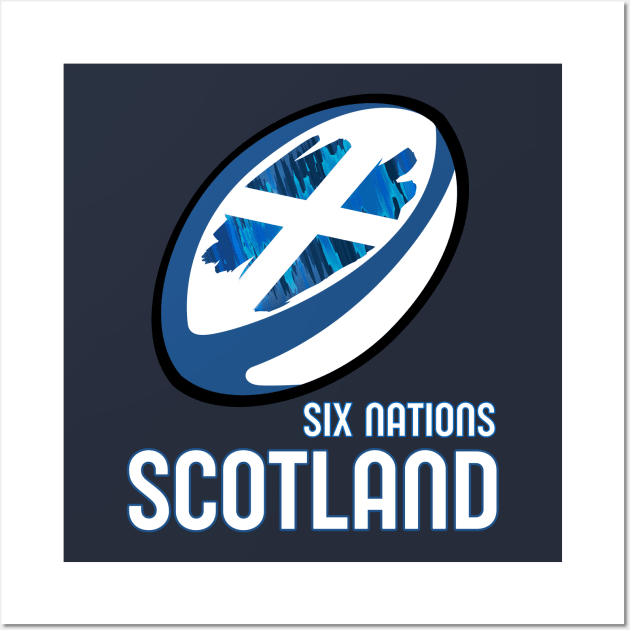 Scotland Rugby - Six Nations Wall Art by Ashley-Bee